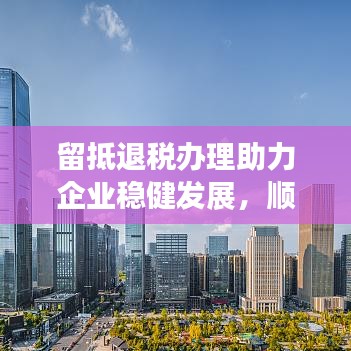 留抵退稅辦理助力企業(yè)穩(wěn)健發(fā)展，順暢高效獲贊！